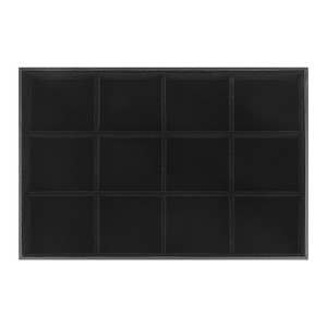 Unique Bargains Velvet Jewelry Organizer Trays with Removable Dividers for Women and Girls - 1 of 4