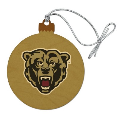 Kutztown Secondary Logo Wood Christmas Tree Holiday Ornament