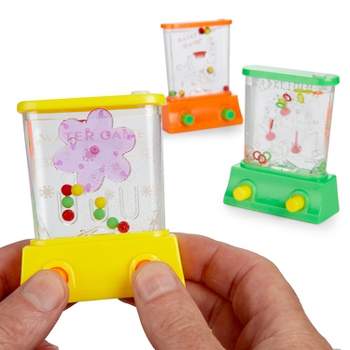 Kicko Assorted Handheld Water Games for Kids, Red, Orange, Green 3-Pack