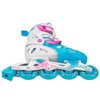 
Roller Derby Tracer Adjustable Kids' Inline Skate - White - image 3 of 4