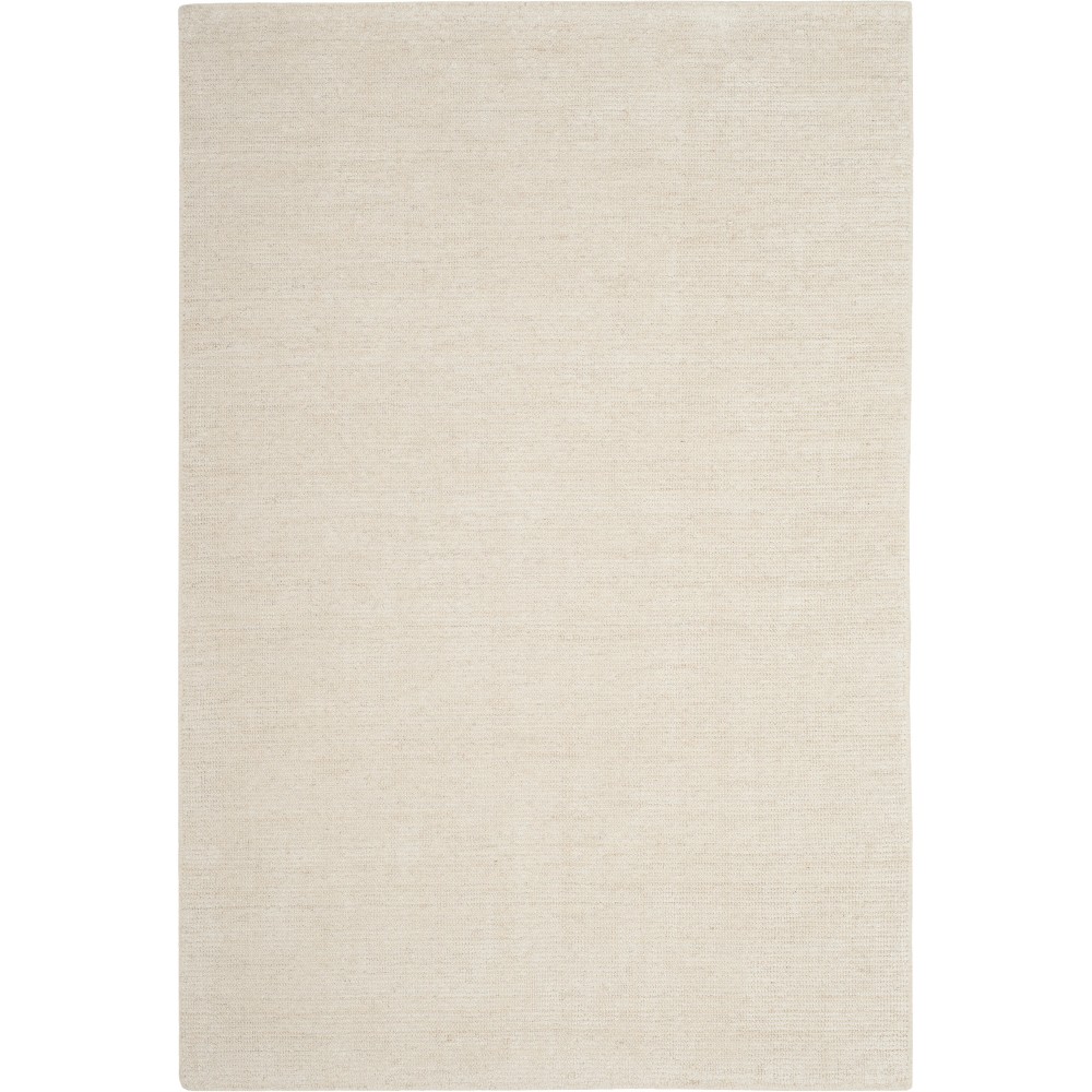 4'x6' Solid Knotted Area Rug Ivory/Light Gray - Safavieh