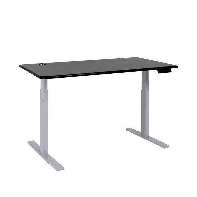 Premium Height Adjustable Standing Desk Dual Motor Frame Gray/Black - Autonomous