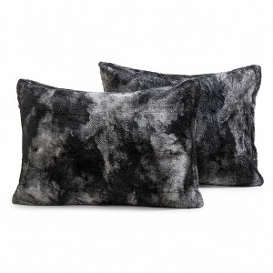 LISM Faux Fur Pillow Cases Set of 2 - 1 of 4