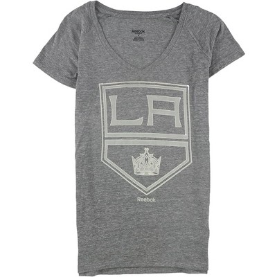 Reebok Womens Los Angeles Kings Metallic Graphic T-Shirt