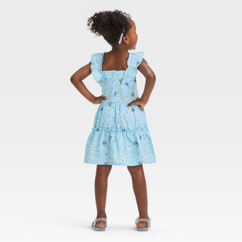 Toddler Girls&#39; Bluey A-Line Dress - Blue, 2 of 8