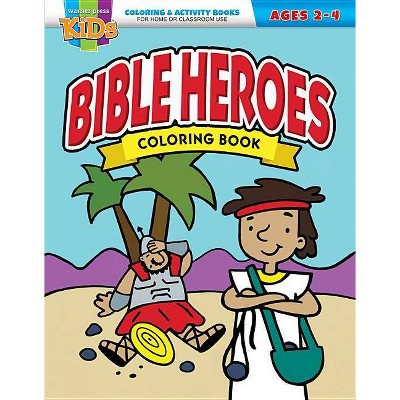 Bible Heroes Coloring Book - Large Print by  Warner Press (Paperback)