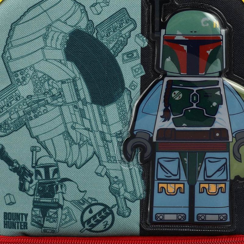 Lego Star Wars Boba Fett Youth Double Compartment Lunch box for boys, 5 of 7