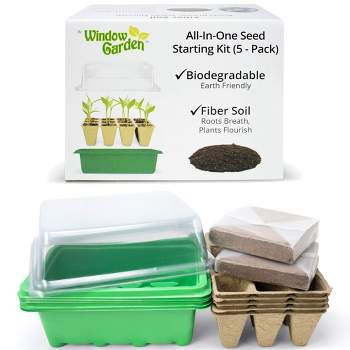 Window Garden Biodegradable Seed Starter Kit - 5 Pack