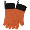 Unique Bargains Silicone Non-Slip Heat-Resistant Kitchen Oven Mitts 1 Pair - 3 of 3
