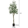 Artificial Olive Tree, Faux Potted Olive Tree With Realistic Leaves and Fruits, Fake Olive Tree for Home Office Living Room Bedroom Foyer Decor - 2 of 4