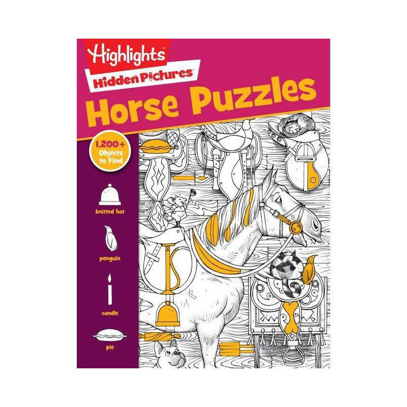 Horse Puzzles - (Favorite Hidden Pictures(r)) (Paperback), 1 of 2