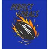 "Perfect Spirals" Flaming Football Youth Long Sleeve Hoodie - 2 of 2