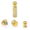 Unique Bargains Cylindrical Perfume Bottles for Bathroom 0.33oz Gold Tone 1 Pc - 4 of 4
