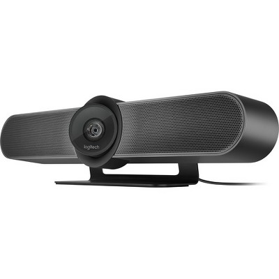 Logitech ConferenceCam MeetUp Video Conferencing Camera - 30 fps - Black - USB 2.0 - TAA Compliant - 3840 x 2160 Video - 120° Angle - Wall