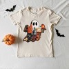 Patchwork Ghost Printed - Youth Short Sleeve Graphic T-Shirt and Toddler Short Sleeve Graphic T-Shirt - 3 of 4