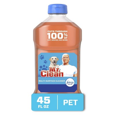 Mr. Clean Pet Multi-Surface Cleaner with Febreze Odor Defense - 45 fl oz