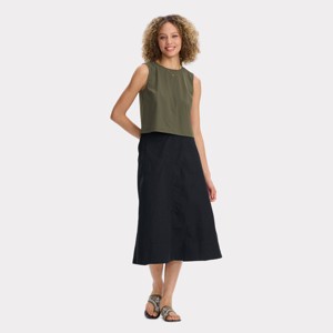 Women's Poplin A-Line Skirt - Universal Thread™ - 1 of 4