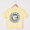 Yale University Bulldog Circle - Women's Boxy Crop Top Graphic T-Shirt - 2 of 4