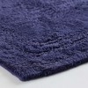 Non-Slip Machine Washable Solid Cotton 2 Piece Bathroom Rug Set by Blue Nile Mills - 3 of 4