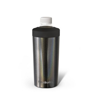 FrostBuddy Universal Buddy XL Insulated Can Cooler | Fits 12oz, 16oz, Slim Cans & Bottles | Stainless Steel Drinks Holder - 1 of 4
