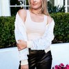 Anna-Kaci Sparkly Sequin Jacket Glitter Long Sleeves Zip Up Bomber Velvet Jacket - 2 of 4