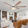 Bella Depot 65" Large Crystal Ceiling Fan with Light - 4 of 4
