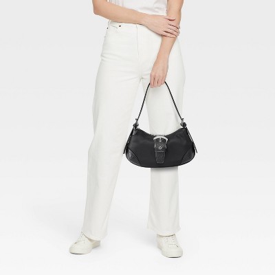 Wild Fable Curved Buckle Shoulder Bag - Wild Fable™ Black — фото 2