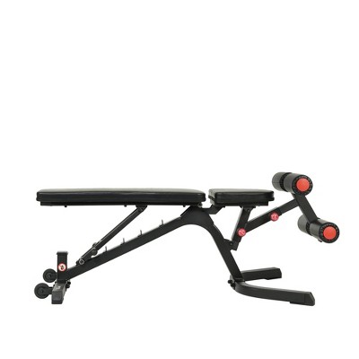 Power Zone Adjustable Black Utility Weight Bench with Eco Foam