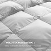 Peace Nest White Goose Down Comforter Duvet Insert Soft 360 Thread Count Fabric - 4 of 4