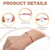 Unique Bargains Dog Cat Paw Bracelet Rope Bracelet Handmade Adjustable String 2 Pcs - 3 of 4