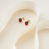 Girls' Garden Ladybug Screw Back 14k Gold Earrings - In Season Jewelry - 4 of 4