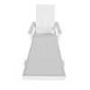 WestinTrends Ashore Modern Reclining Chaise Lounge With Arms & Wheels - 3 of 4