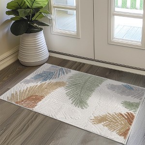Maxax Non-Slip Turkish Unfaded High-Low Indoor/Outdoor Area Rug For Patios, Deck, Porch Or Entryway - 1 of 3