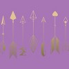 Girl's Design By Humans Be Brave Little Arrow (gold) By staceyroman T-Shirt - 2 of 3
