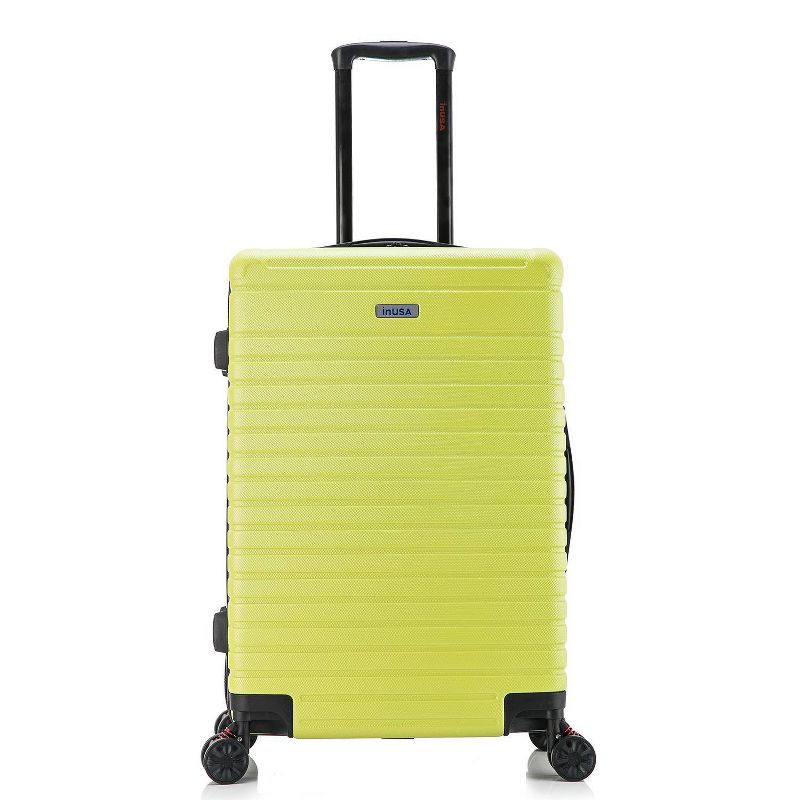 InUSA Deep Lightweight Hardside Medium Checked Spinner Suitcase, 3 of 19