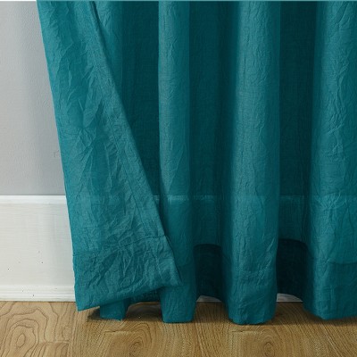 Marine Semi-Sheer Polyester Rod Pocket Window Panel, 50" x 95"