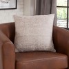 Dsvimoy Support Pillow Textured Fringed Throw Pillow with Geometric Accents for Home Decor, Gold, 22"*22"*6" - 2 of 4