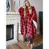 Tirrinia Fleece Wearable Blanket Super Soft Comfy Plush Fleece  for Women Men Throw Wrap Cover Indoors or Outdoors , 55''x 80'' - 4 of 4