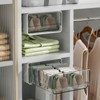 Pull Out Under Cabinet Drawer Organizer Slide Out Shelves Sliding Cabinet Drawers Storage Organizer Paper Plate Holder - 2 of 4