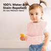 KeaBabies 3pk Presto Baby Bibs Waterproof with Food Catcher, Lightweight Toddler Bibs for Eating - 2 of 4