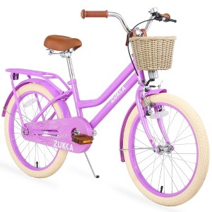 20 inch Girls Bike with Basket, Multiple Colors Womens Bike for 7-10 Years Old Kids, Bike with Basket for 7-10 Years Old Kids - 1 of 4