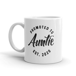 Crazy Dog T-Shirts Promoted To Auntie 2020 Coffee Mug-11oz - 1 of 4