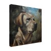 John Silver 'Yellow Labrador Portrait' Canvas Art - 2 of 4