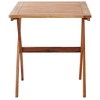 vidaXL Patio Table 43.3 in.x26.4 in.x29.1 in. Solid Acacia Wood - image 3 of 4