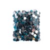 John Bead 500-Piece 10mm (SS45) Turquoise Acrylic Round Flat Back Rhinestones - 2 of 4