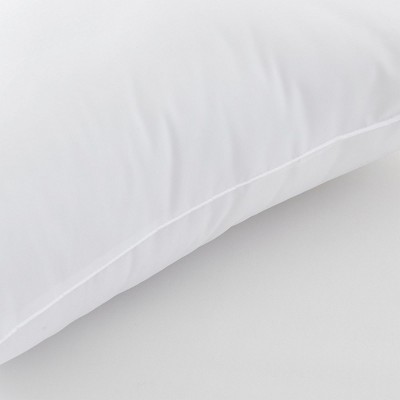 King Size White Hypoallergenic Polyester Bed Pillows, 2 Pack