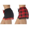 Just Love Women’s Pajama Shorts – Soft Cotton Lounge Sleep Shorts with Drawstring Waist - 2 of 3