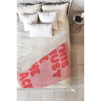 socoart This Must Be The Place II 60" x 50" Fleece Throw Blanket - Deny Designs