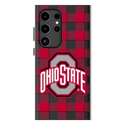 Keyscaper NCAA Plaid MagSafe Compatible Cell Phone Case for Galaxy S24