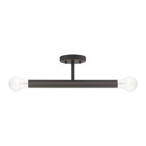 Livex Lighting Copenhagen 2 - Light Semi-Flush Mount in  Bronze - 1 of 4